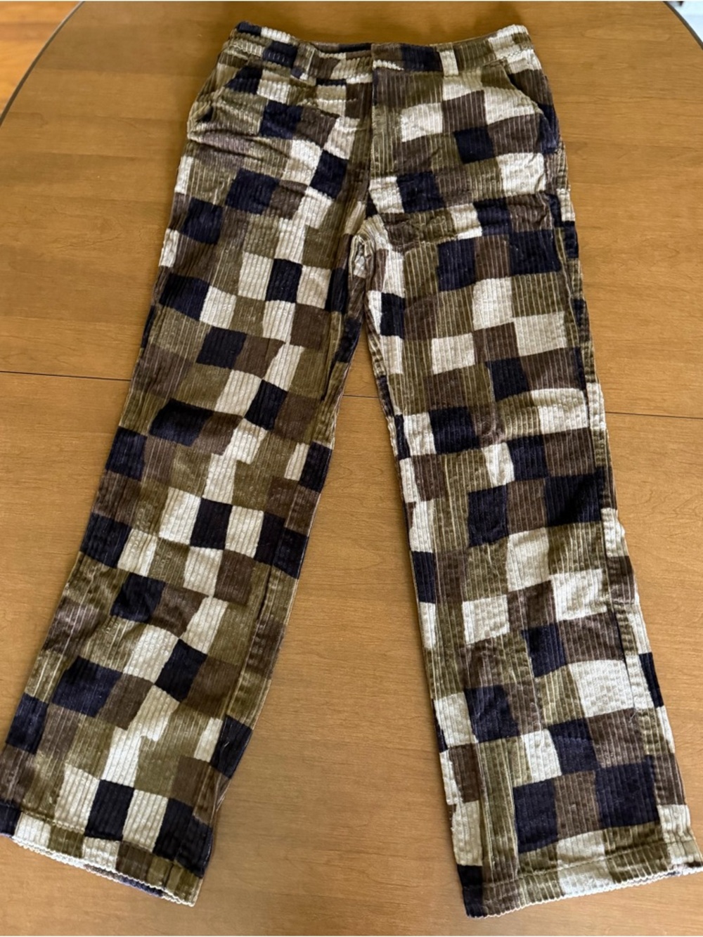 Stussy Brown and Tan Corduroy Pants